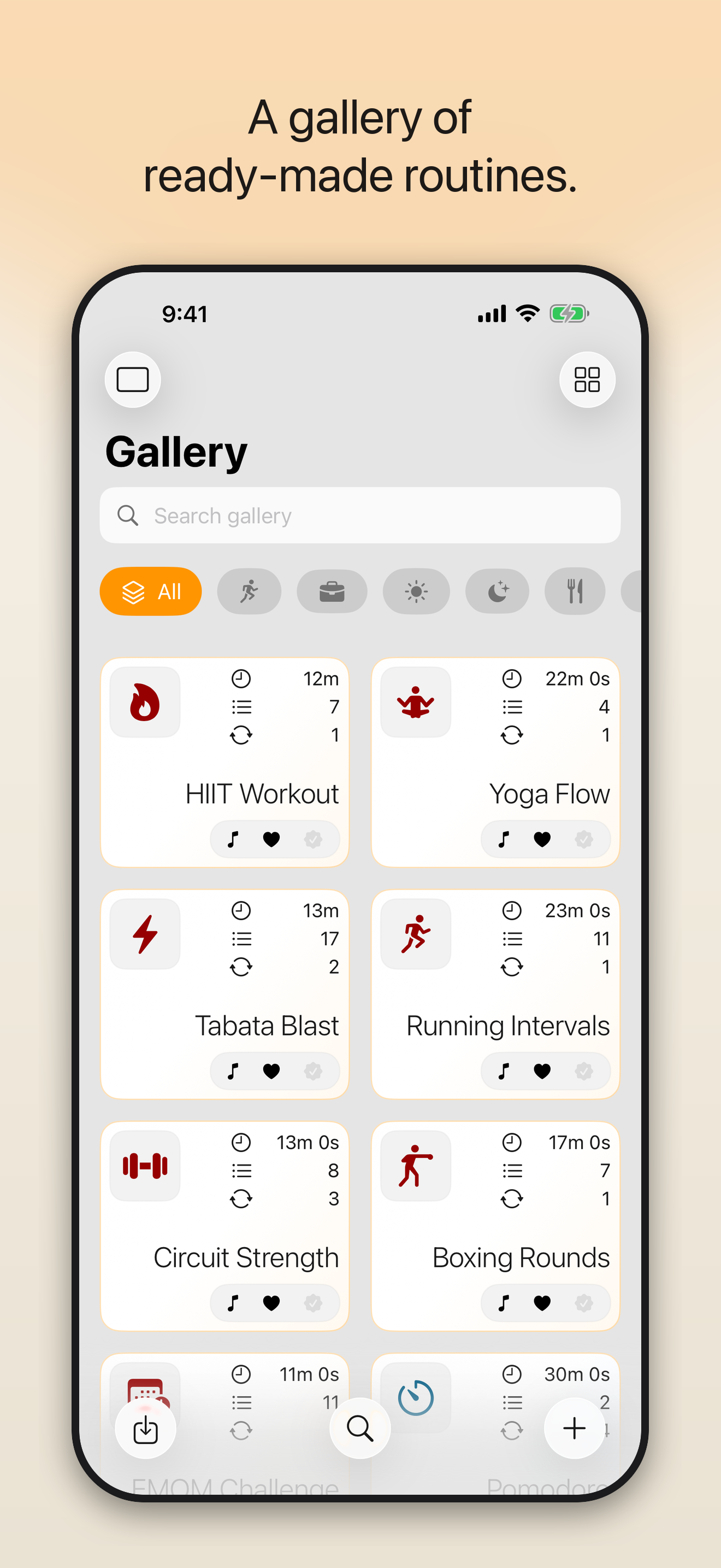 Gallery on iPhone